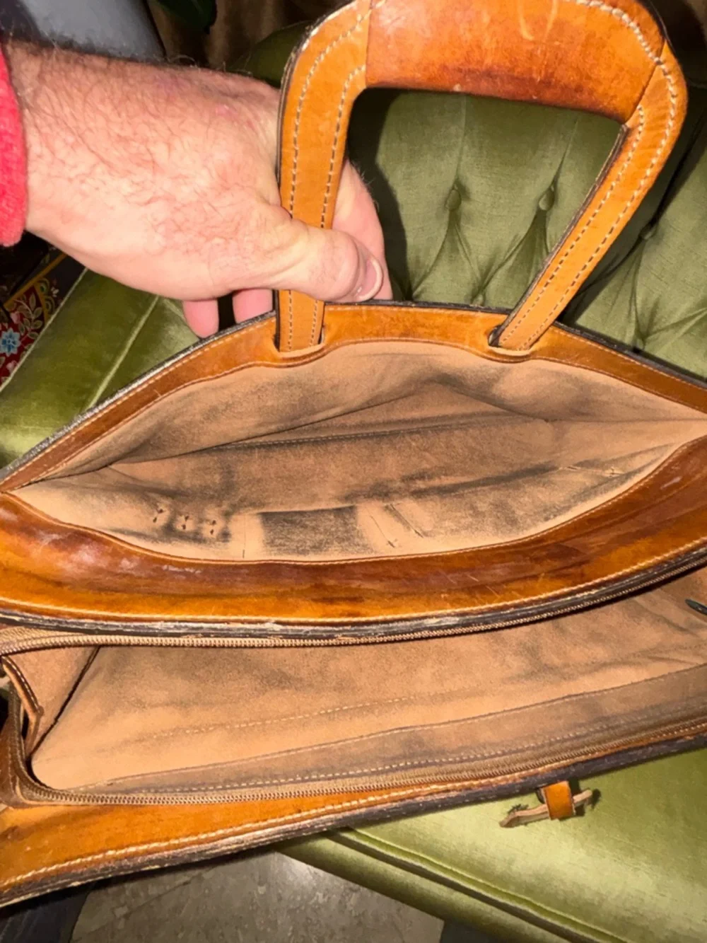 Hartmann leather attache